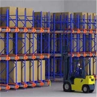 500-2000KGS Density Radio Shuttle Pallet Racking System for Space Optimization