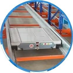 500-2000KGS Density Radio Shuttle Pallet Racking System for Space Optimization