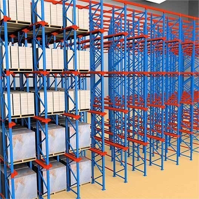 Steel Pallet Type Drive-in Warehouse Storage Rack System For Heavy Loads Height 5-15m