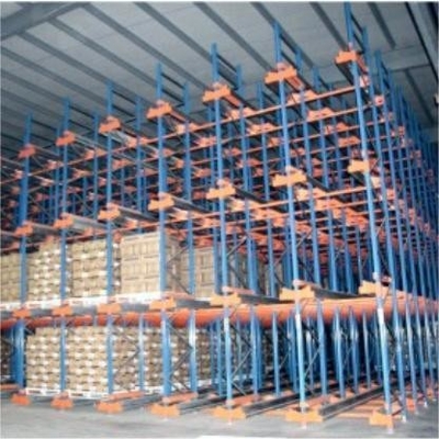 Warehouse Storage Drive In Pallet Rack Heavy Duty Racking System With Powder Coating