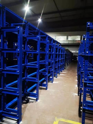 Drawer Type Metal Storage Mold Rack with Adjustable Mobility Crane and Powder Coating
