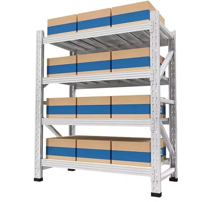Closed Open Medium Duty Customized Steel Long Span Rack with Anti-Rust Powder Coating