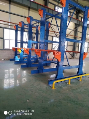 Supermarket Warehouse Heavy Duty Cantilever Storage Rack With Single Side Arm