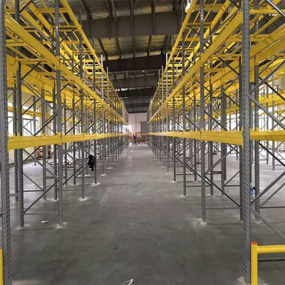 3 Inches Pitch Beam Powder Coated Sturdy Heavy Load Pallet Storage Tough Warehouse Racking Solution