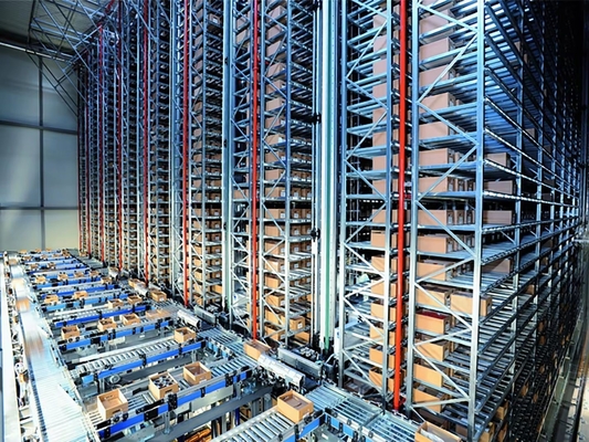 Rack Structure Q235 Stacker Crane Aisles Automated System Asrs For Warehouse Storage