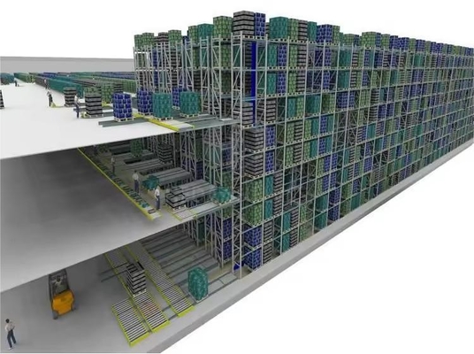 Warehouse Racking Stacker Crane Automated Storage Asrs System For Streamlined Storage