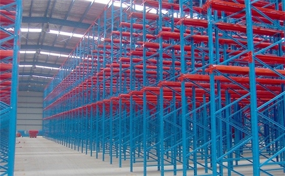 OEM Steel Drive In Pallet Racking , Heavy Duty Industrial Racking Systems