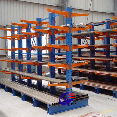 Double Single Side Cantilever Warehouse Racking Heavy Duty For Long Items
