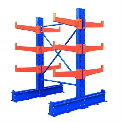 Conventional Double Side Cantilever Warehouse Racking , Custom Cantilever Racks