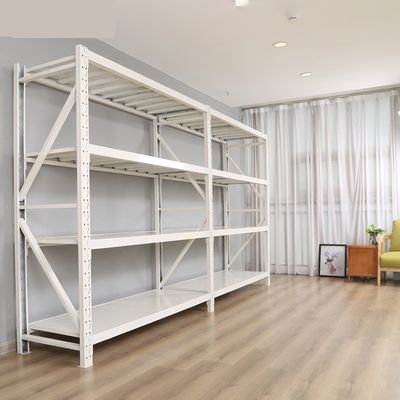 Adjustable Multi Layer Light Duty Shelving Unit For Store Garage Conventional Design